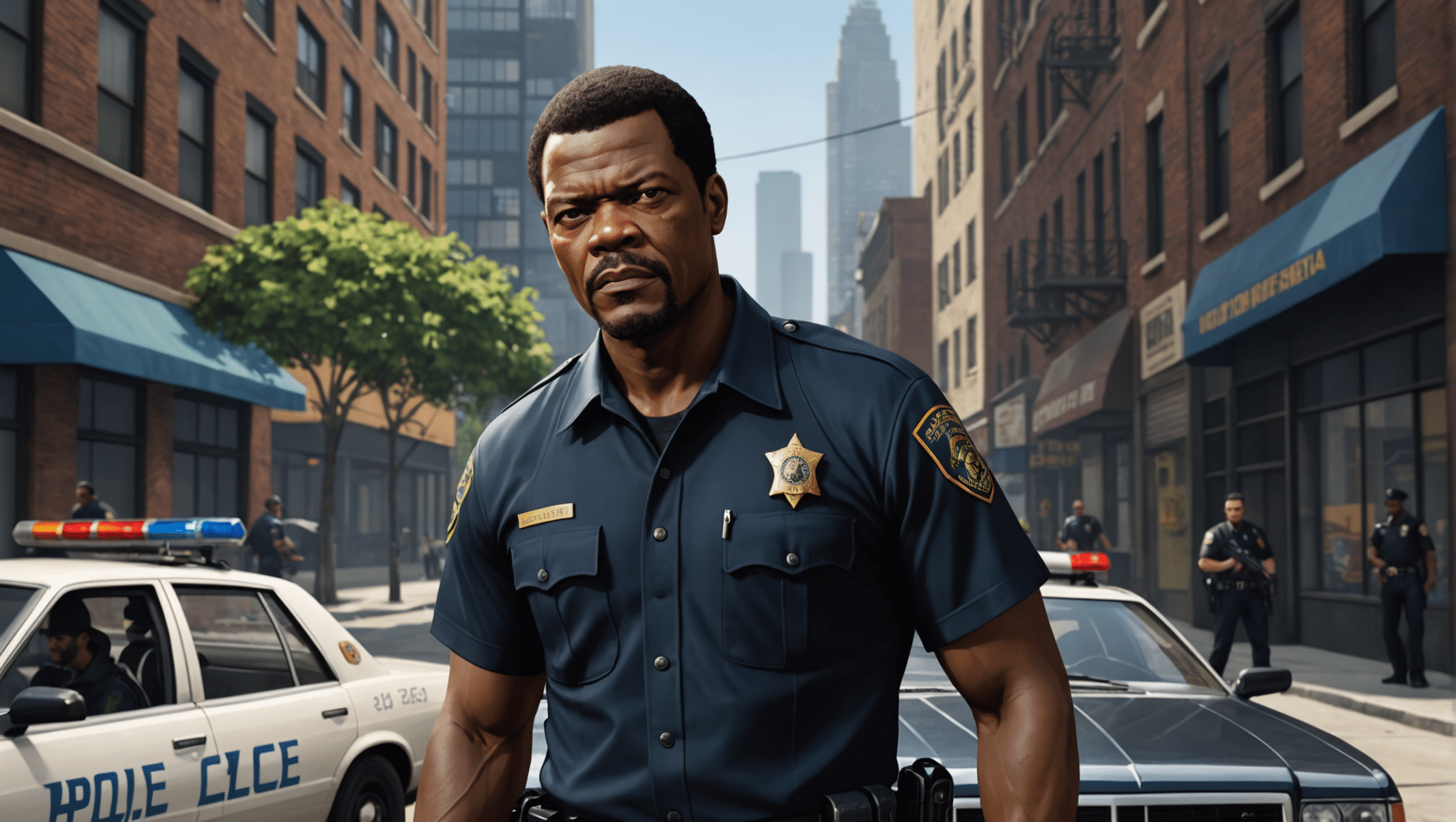 découvrez le trailer conceptuel captivant d'un film live-action inspiré de grand theft auto, mettant en vedette samuel l. jackson dans le rôle emblématique de l'officier tenpenny et will smith incarnant cj. plongez dans un univers criminel palpitant avec des performances explosive et une histoire immersive qui redéfinissent le cinéma basé sur les jeux vidéo.