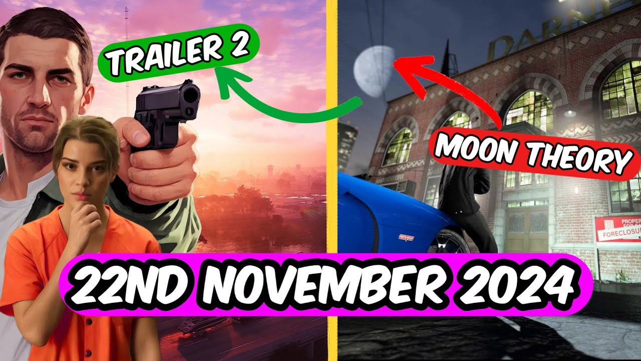 découvrez les révélations fascinantes autour de gta 6 avec la bande-annonce prévue le 22 novembre, analysée à travers les phases lunaires mystiques. restez à l'affût des indices et plongez dans l'univers captivant de ce jeu tant attendu.